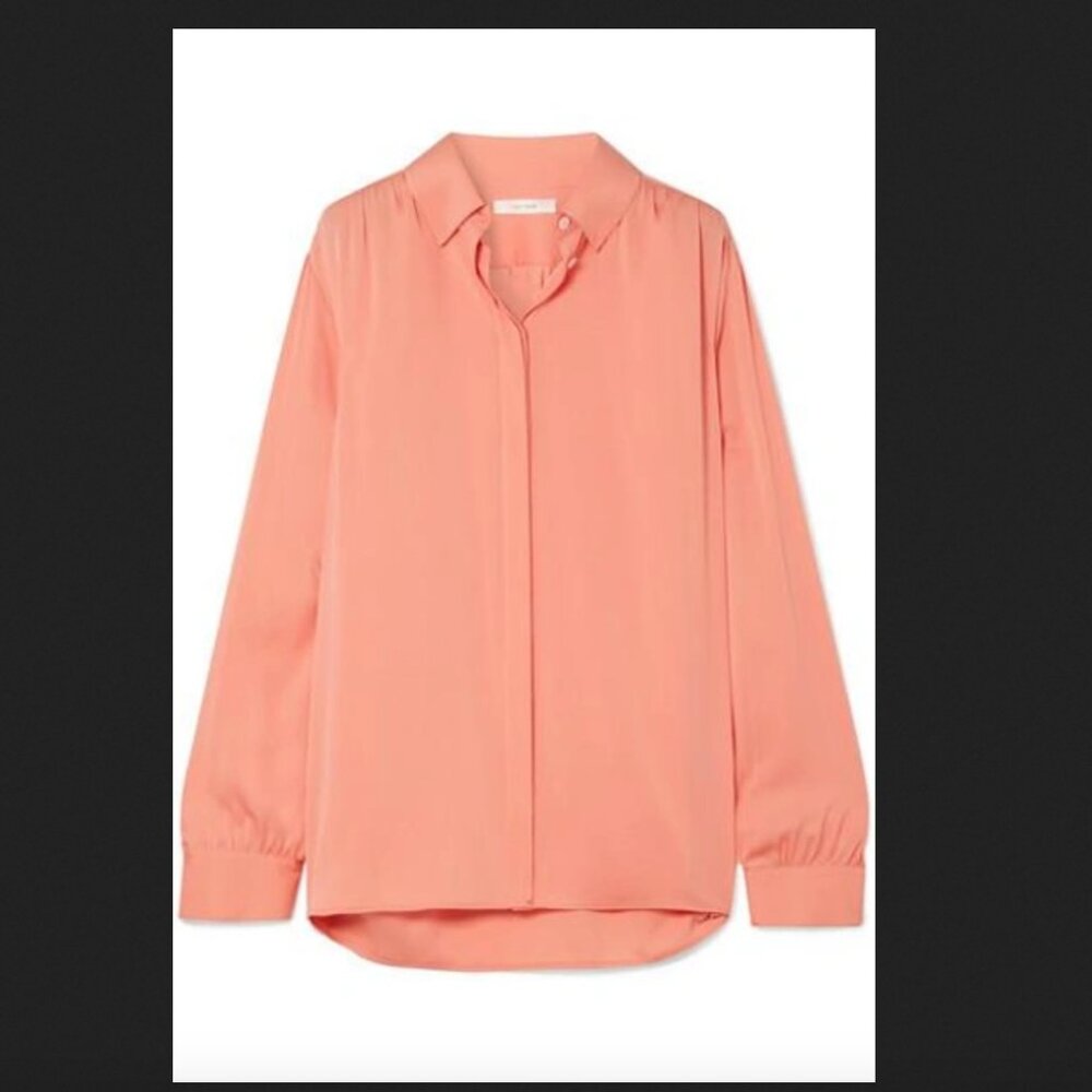 The Row Button-down Blouse / Shirt In Coral